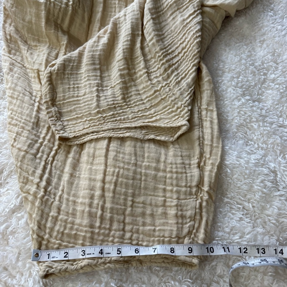 Free People Mikah Tapered Pants in Cream Brûlée Size XL NEW - Picture 10 of 13